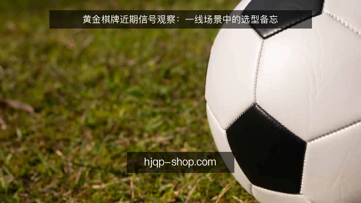 黄金棋牌近期信号观察：一线场景中的选型备忘
